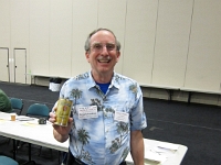 BCCA President Robert Fondren take sthe Gettleman can